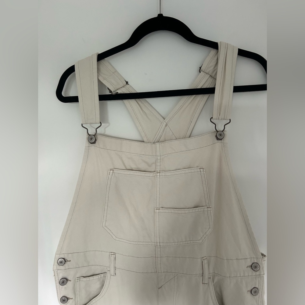 We The Free Ziggy Denim Overalls parchment color - Picture 4 of 11
